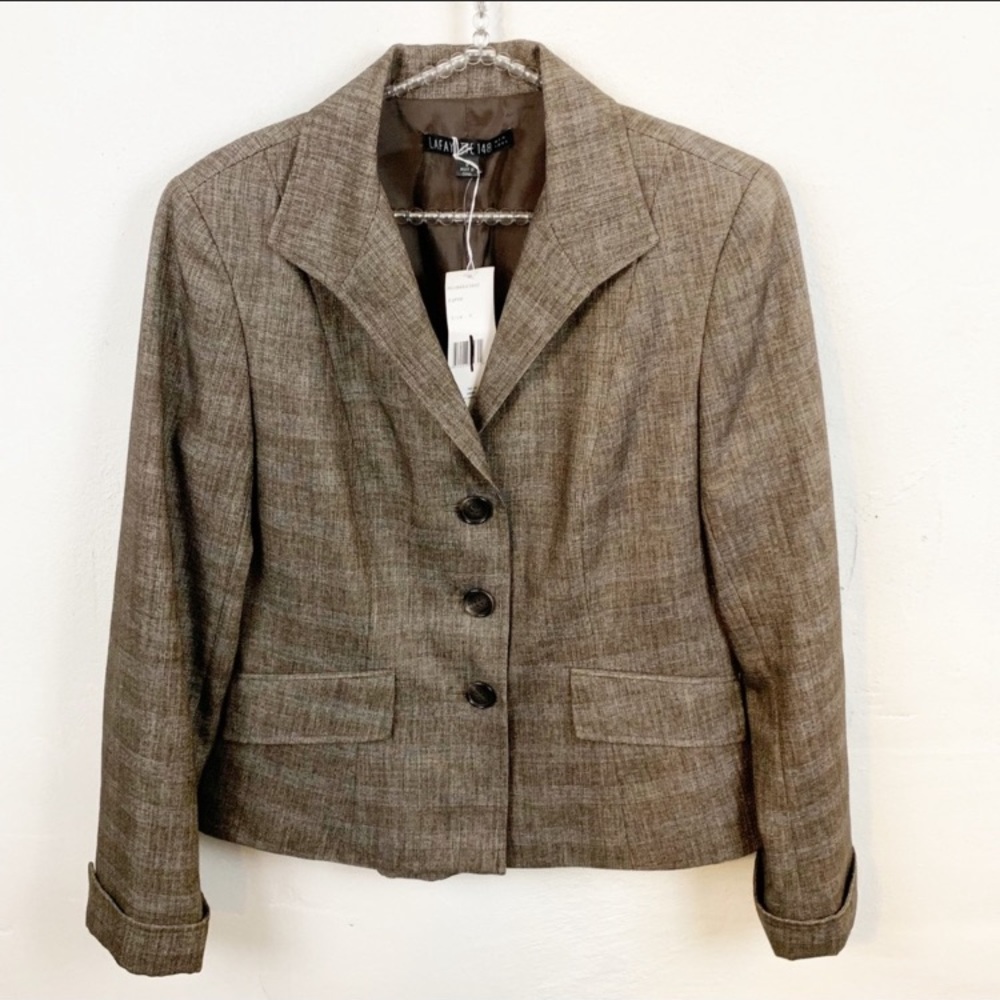 Lafayette 148 New York‎ Size 8 Wool Blend Business Career Blazer NWT NEW
